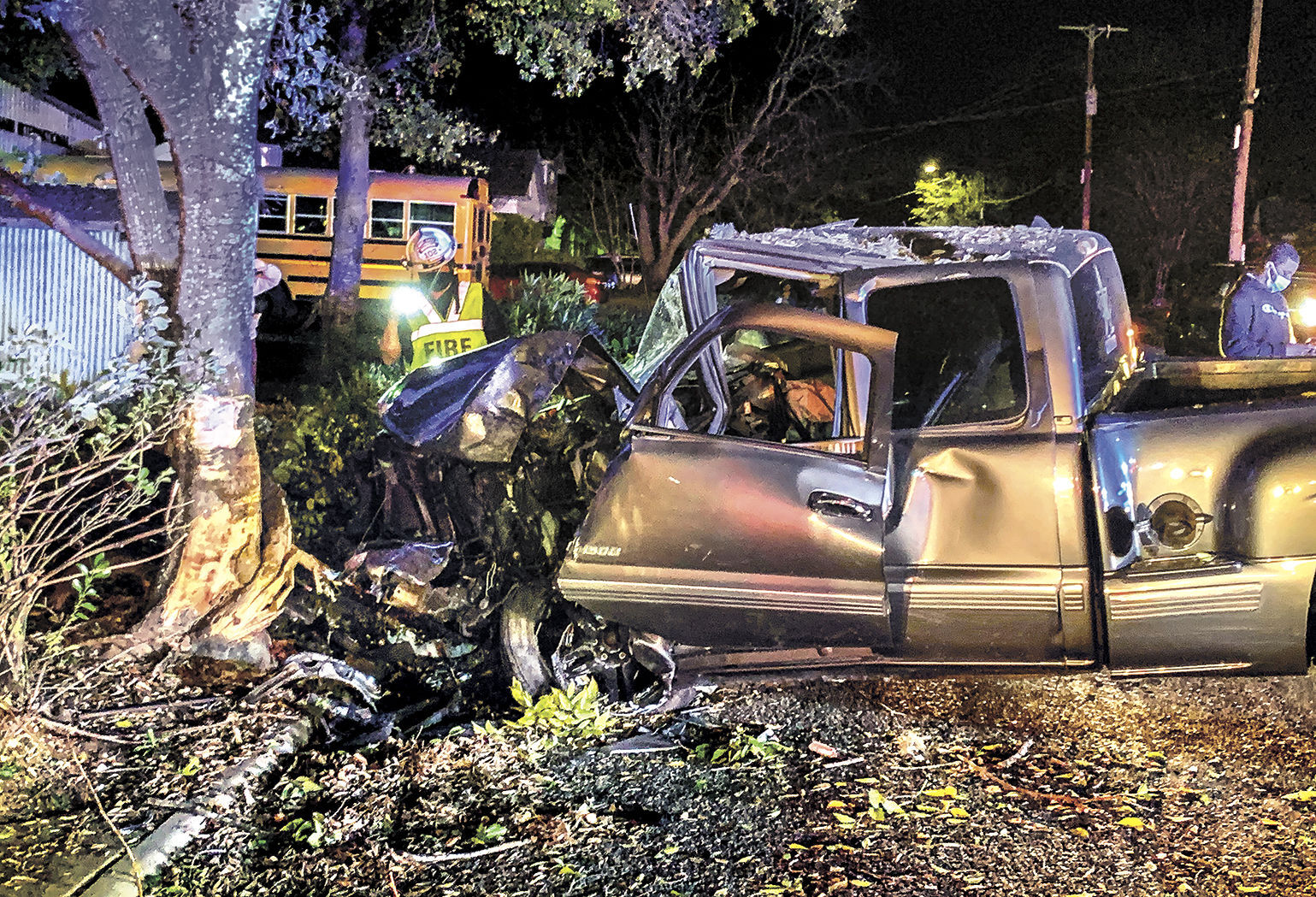 One injured in crash